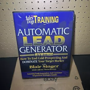 Generador Automático de Plomo Kit de Juego de 6 CD -Blair Singer - Venta Perros Entrenamiento Escuela - Imagen 1 de 7