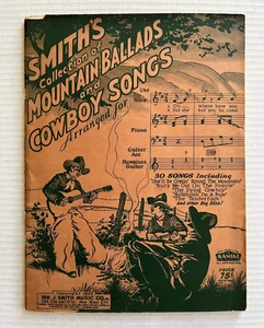 Colección Smiths de canciones de vaqueros y baladas de montaña partituras - Imagen 1 de 12