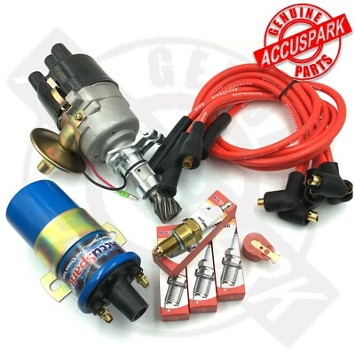 Ford X-Flow AccuSpark  Distributor Pack with  Ballast coil & RED LEADS  - Image 1 of 4