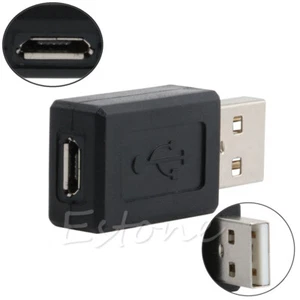 Micro USB Female to USB Male Adapter Cable For Cellphone Phones Tablet PC - Zdjęcie 1 z 2