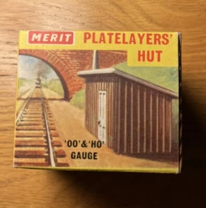 Vintage Merit 5033 OO/HO Gauge Platelayers' Hut NOS Boxed - Bild 1 von 4