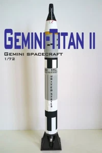 1:72 Scale Gemini TitanII Rocket Model Finished Painted Spacecraft Plastic Gifts - Picture 1 of 5