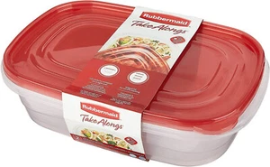 Rubbermaid TakeAlongs, Rectangular Food Storage Containers 1 Gallon BRAND NEW - Picture 1 of 5