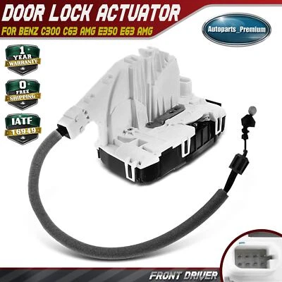 Actuador de cerradura de puerta delantero izquierdo mercedes-benz w204 c350 w212 e350 e550 8 pines Foto 1 de 4