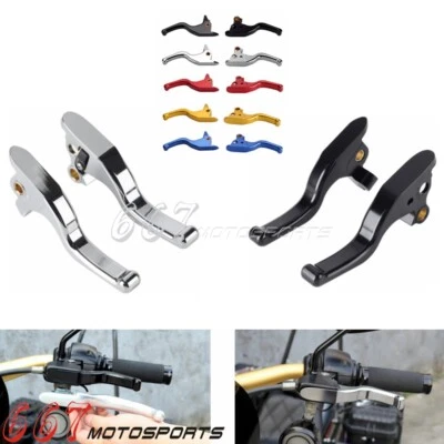 For 2008-2013 Harley Touring Glide Road King Hand Brake Lever Clutch Lever Set - Image 1 of 4