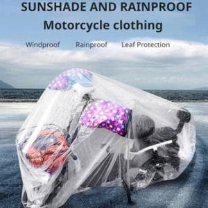 Disposable Cover Pe Film Bicycle Motorcycle Cover Rainproof Dustproof And K4C0 - Picture 1 of 22