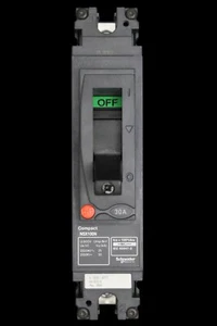 SCHNEIDER 30 AMP 25kA MCCB NSX100N LV438575 - Picture 1 of 6