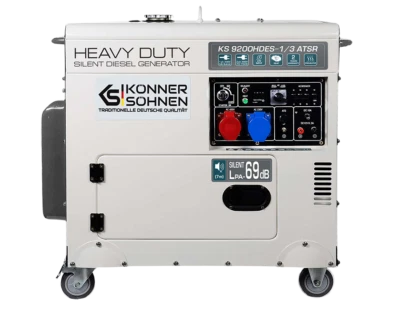 K&S Notstromaggregat 230V 400V Diesel Stromgenerator Notstromerzeuger 7.5kW ATS - Bild 1 von 4