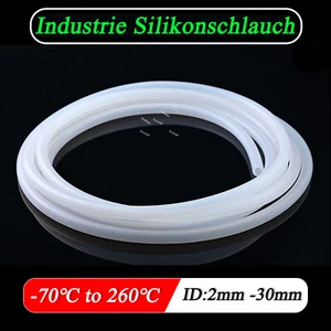 Silikonschlauch Ø2mm -30mm Transluzent Industrie Siliconschlauch -70℃ bis 260℃ - Picture 1 of 8