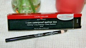 NEW! Laura Geller I-care Waterproof Eyeliner Duo in Bone Creamy White