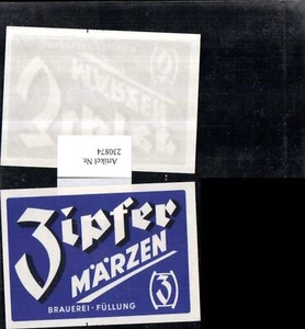230874,Reklame Werbung Bier Zipfer Märzen - Picture 1 of 1