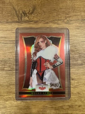 2024 Panini Select WWE Becky Lynch Red Throwback 82/99 - Image 1 of 2