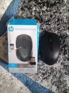 HP 150 Wireless Mouse - Black 1600 DPI 2.4GHz ,Box No Good - Picture 1 of 4