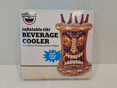 Inflatable Tiki Beverage Cooler Brand New Big Mouth Inc. - Image 1 of 2