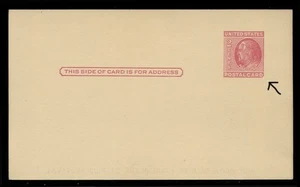 SC.#UX38/UPSS #S54Bc DAMAGED LOWER RIGHT CORNER WITH ILLUSTRATED ADVERTISING - Picture 1 of 4