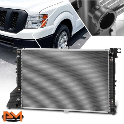 Radiador de refrigeración de núcleo de aluminio para 12-21 Nissan NV1500 NV2500 NV3500 DPI-13335 Foto 1 de 4