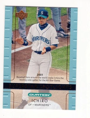 2002 Upper Deck Ovation Ichiro Suzuki (HOF) #91 Seattle Mariners Frete Grátis - Imagem 1 de 2