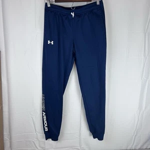 Under Armour Sweatpants Youth Xl Loose Blue Activewear 1361711 Tapered 30x29 - Picture 1 of 17