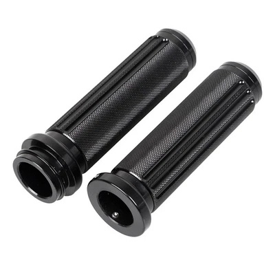 1" Diamond Hand Grips Electronic Throttle For Harley Touring Electra Road Glide Foto 1 de 4