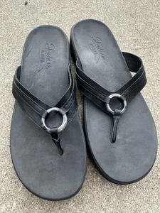 Skechers Arch Fit Maui Summer Fun schwarze Damen-Sandale Riemengröße 10 - Bild 1 von 6