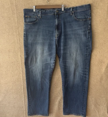 Polo Ralph Lauren Hampton Relaxed Straight Jeans Mens 48B x 28 Blue - SIZE NOTE - Image 1 of 4