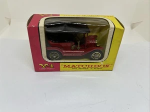 Matchbox 1911 Model "T" Ford Y-1, A Lesney Product. Models Of Yesteryear - Picture 1 of 2