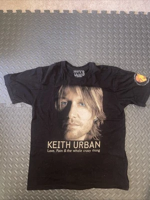 Camisa de Concierto Keith Urban Love Pain & The Whole Crazy Thing 2007 Camisa Negra - L Foto 1 de 4