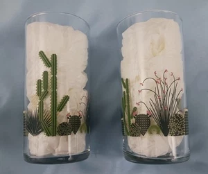 Charley Harper + Todd Oldham Collection - DESERT CACTUS - Pair of Drinking... - Picture 1 of 21