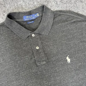 Polo Ralph Lauren Men's Classic Fit Polo Shirt Charcoal Gray, 100% Cotton XL - Picture 1 of 5