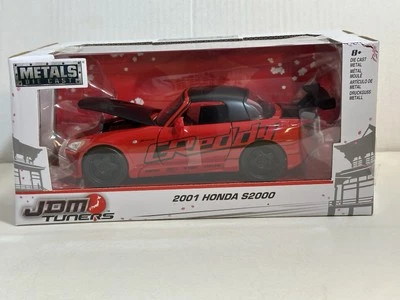 JADA TOYS JDM TUNERS 2001 HONDA S2000 ROJO 1:24 DIECAST MODELO COCHE Foto 1 de 4
