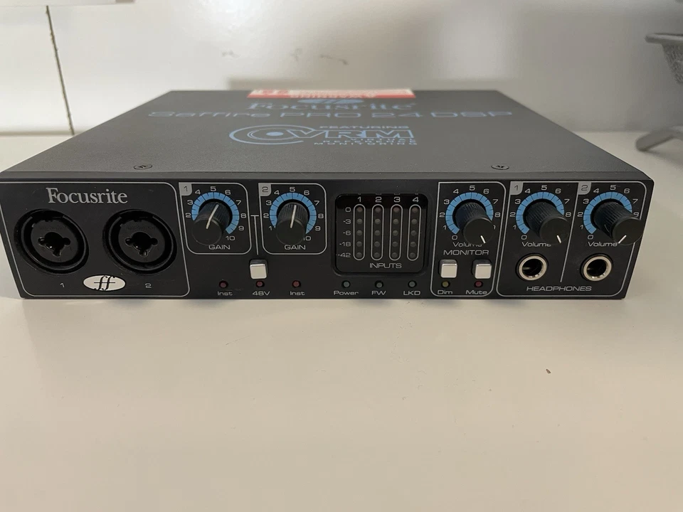 Focusrite Saffire Pro 24 DSP Audio Interface FireWire mit Netzteil - Bild 1 von 4