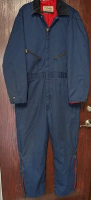Walls Insulated Coveralls vtg Workwear Jumpsuit Size XL Tall USA Blizzard pruf - Image 1 of 4