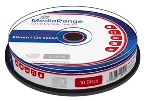 MediaRange CD-RW 700MB 80min 12-fache Schreibgeschwindigkeit, wiederbeschreibbar - Bild 1 von 3