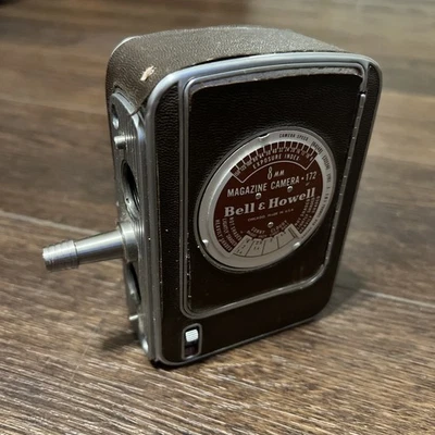 Antigua cámara cargador Bell & Howell 8 mm modelo 172 - ¡Funciona! Foto 1 de 4