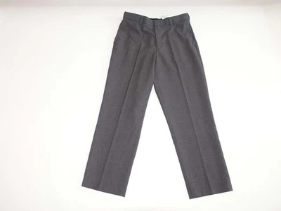 Louis Martin Men's Dress Pants 36 x 30 NWT Charcoal Gray Wool Blend Flat Front - Image 1 of 4