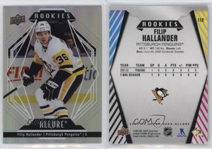 2022-23 Upper Deck Allure Rookies Filip Hallander #112 Rookie RC