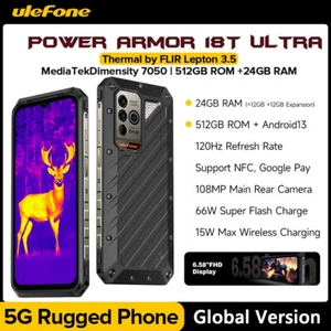 Ulefone Power Armor 18T Ultra 5G 108MP 24GB+512GB 9600mAh Thermal Imaging IP68 - Picture 1 of 10