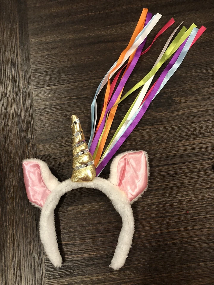 Girls Hairband Unicorn Horn , Party, Halloween, Headwear Kids - Image 1 of 1