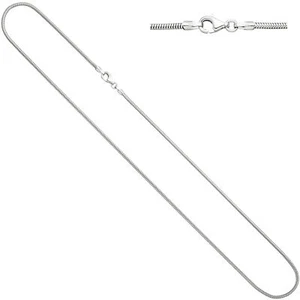 JOBO "22740" Schlangenkette 585 Weißgold 1,4 mm 38 cm Gold Kette Halskette Weiß - Bild 1 von 2