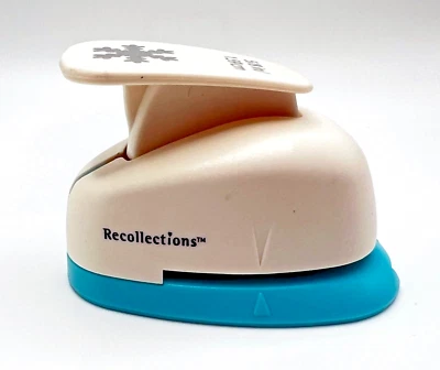 Recollections Small Paper Lever Punch 5/8" Snowflake - Image 1 of 4