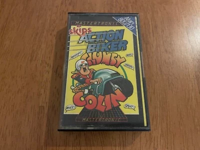 ACTION BIKER - ATARI XE/XL GAME - CASSETTE/TAPE - image 1 of 2