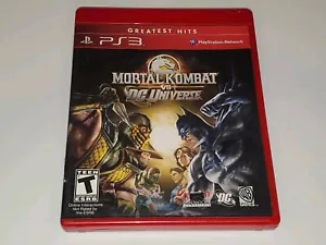Mortal Kombat vs DC Universe Greatest Hits Sony PlayStation 3 PS3 Juego Completo - Imagen 1 de 4