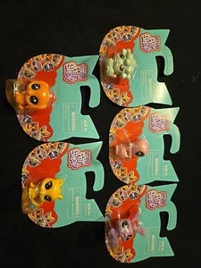 Hasbro Littlest Pet Shop 1" Mini Figures Tiny Pets - Set of 5 - NEW in Packaging - Picture 1 of 2
