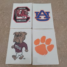 4 College Football Playing Cards