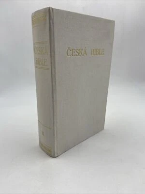 Bible Ceska 1925 HC Withe Dr Jan Hejčl - Image 1 of 4