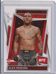 2023 Chronicles UFC #181 Alex Pereira Rookies & Stars Red 113/199