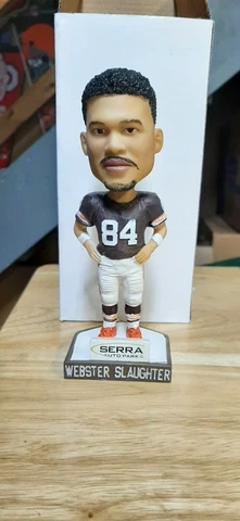 AKRON RUBBERDUCKS WEBSTER SLAUGHTER BOBBLEHEAD CLEVELAND BROWNS Cover
