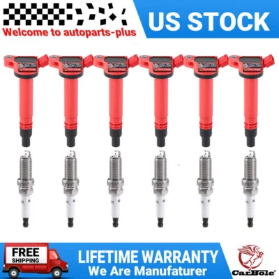 Juego de 6 bobinas de encendido y bujía IRIDIO para LEXUS IS250 IS300 IS350 673-1309 Foto 1 de 4