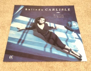 Póster plano promocional EX vintage original Belinda Carlisle: Heaven On Earth - 12x12 - Imagen 1 de 2