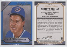 2020 Topps Gallery Hall of Fame Gallery Blue /99 Roberto Alomar #HOFG-16 HOF